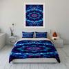 Neon mandala floral design. Bedding sets Duvet cover sets Duvet covers Pillowcases(1* Duvet Cover 2* Pillowcases without duvet insert)
