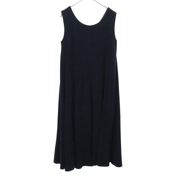 PLAIN PEOPLE No sleeve Long dress 9 Navy Women Used