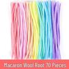 100-Pack Eco-Friendly Glitter Pipe Cleaners - DIY Educational Tinsel Chenille Stems for Kids