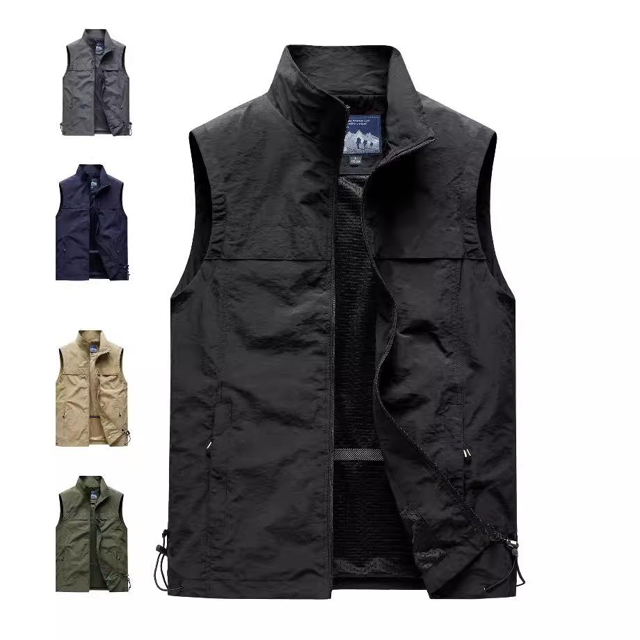Men's Classic Outdoor Fishing Vest Waterproof Breathable Fishing Vest