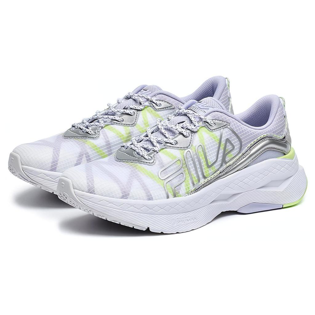 FILA Cyber Fabric TPU Sports Comfort Low-Top Lifestyle Shoes Women sneaker White Blue A12W222133FWL