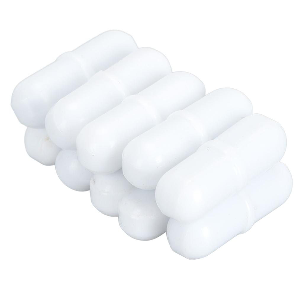 10 st Magnetiska omrörare 9x28mm Temperaturtålig PTFE Magnetisk omrörare Mixerstav för Lab
