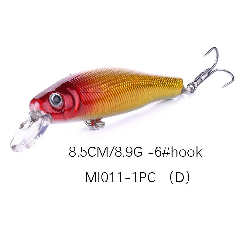 Casting Float Minnow 8.5cm 9g Crankbaits Fishing Popper Sea Fishing Lures Crank Wobblers For Trolling Pike Surface Lure Salmon