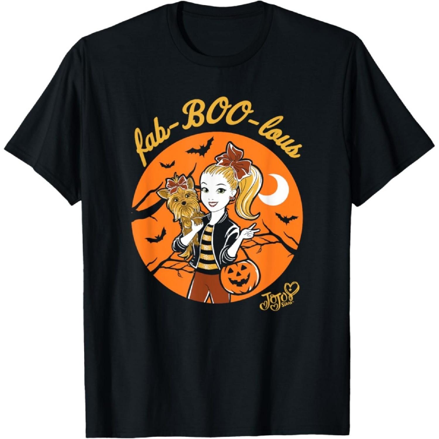 JoJo Siwa Halloween Fab-Boo-Lous Trick Or Treat T-Shirt XXXXXL чёрный 1570₽