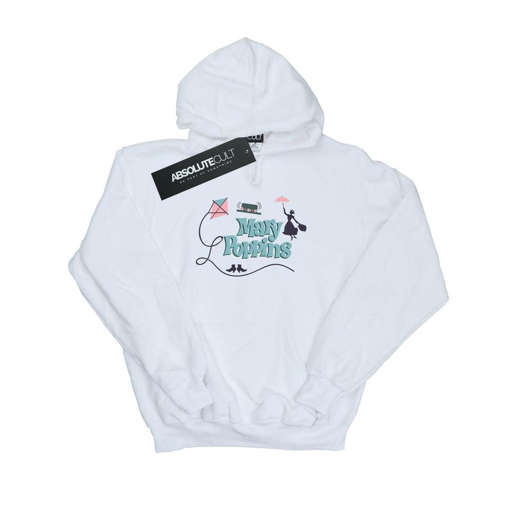 Disney Womens/Ladies Mary Poppins Logo Hoodie