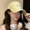 Sunscreen Sunshade Hat Embroidery Cat Peaked Cap Leisure Cartoon Baseball Cap  Girls