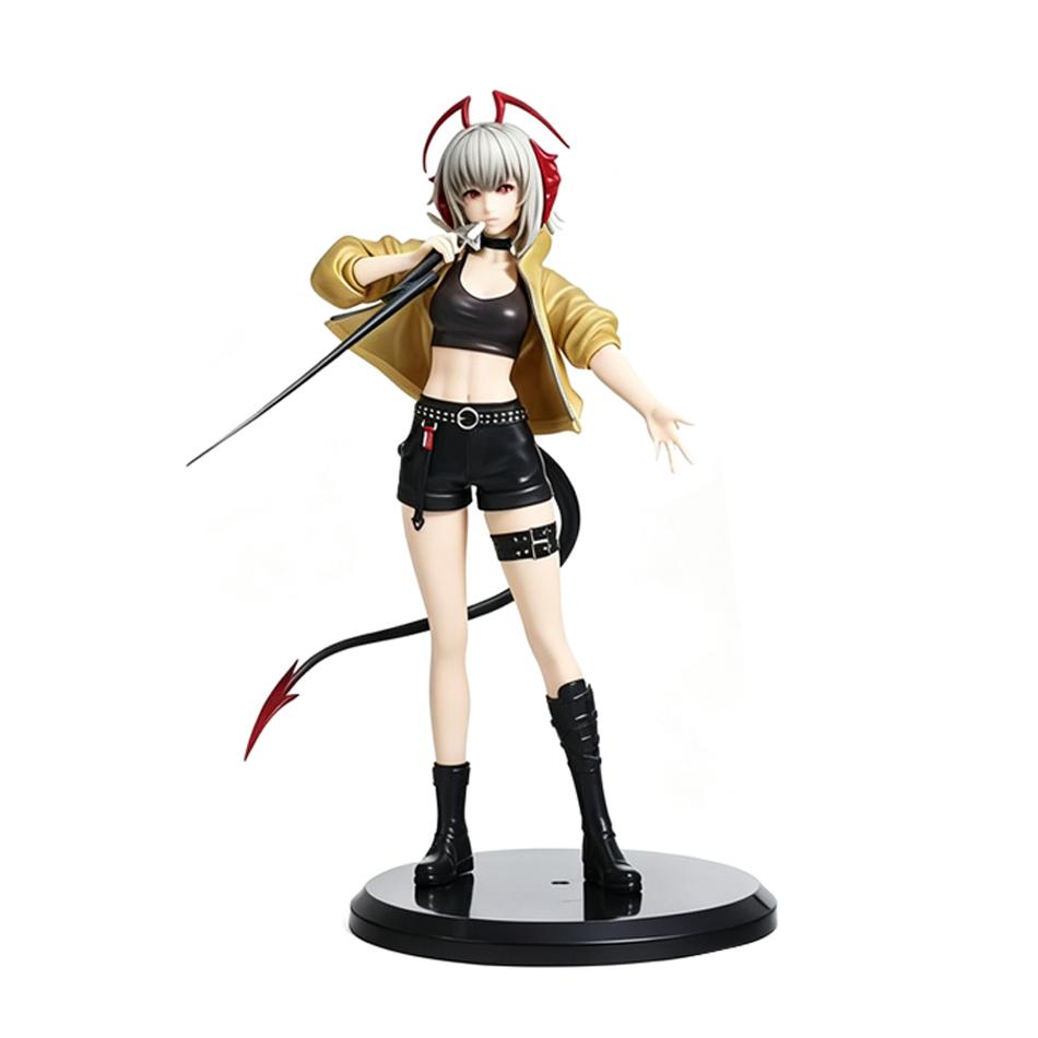 22Cm Game Arknights Wiš'Adel Figurine Standing Posture Serie Cute Cool Action Sniper Profession Pvc Toy Collection Gift In Stock