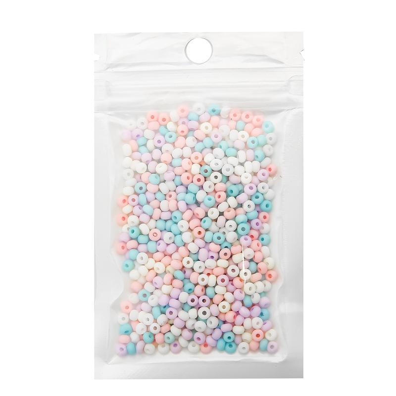 Super Premium 2/3/4mm Mineral solid color frosted glass rice beads handmade diy ring bracelet beaded jewelry accessories