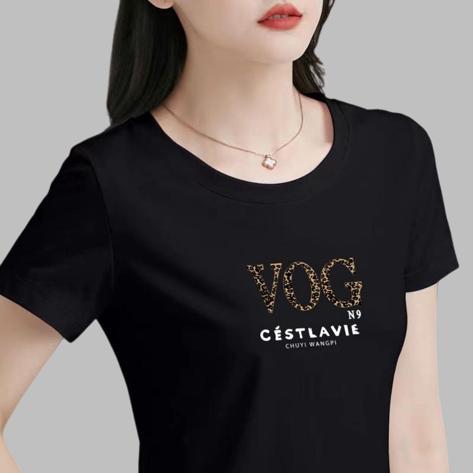 Round Neck Short Sleeved Women's Summer Thin Breathable Running Casual Sports T-shirt