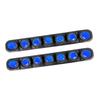 2pcs Safety Warning Bumper Reflector Strips Self-Adhesive Reflective Car Decal  For Car SUV Truck