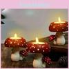 Of Small Simulation Mushroom Home Decoration Candlestick Resin Crafts Decoration
