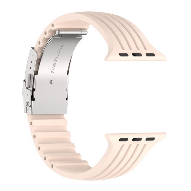 Straps For Apple Watch Ultra 2 Band 44mm 40mm 49mm 45mm 41mm 38 46mm 42mm Silicone Bracelet Correa Iwatch Series 3 6 Se 7 8 9 10