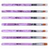 7pcs Manicure Tool Set Nail Brush Tip Painting Sculpting Stippling Flat Eyeliner Pen Acrylic Gel Polish