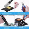 60W Dual Voltage Soldering Iron Kit with Adjustable Temperature
