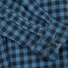 Timberland Plaid Letter Print Single-Breasted Breathable Loose Fit Long Sleeve Shirt Men Shirts Blue A29N8-G66
