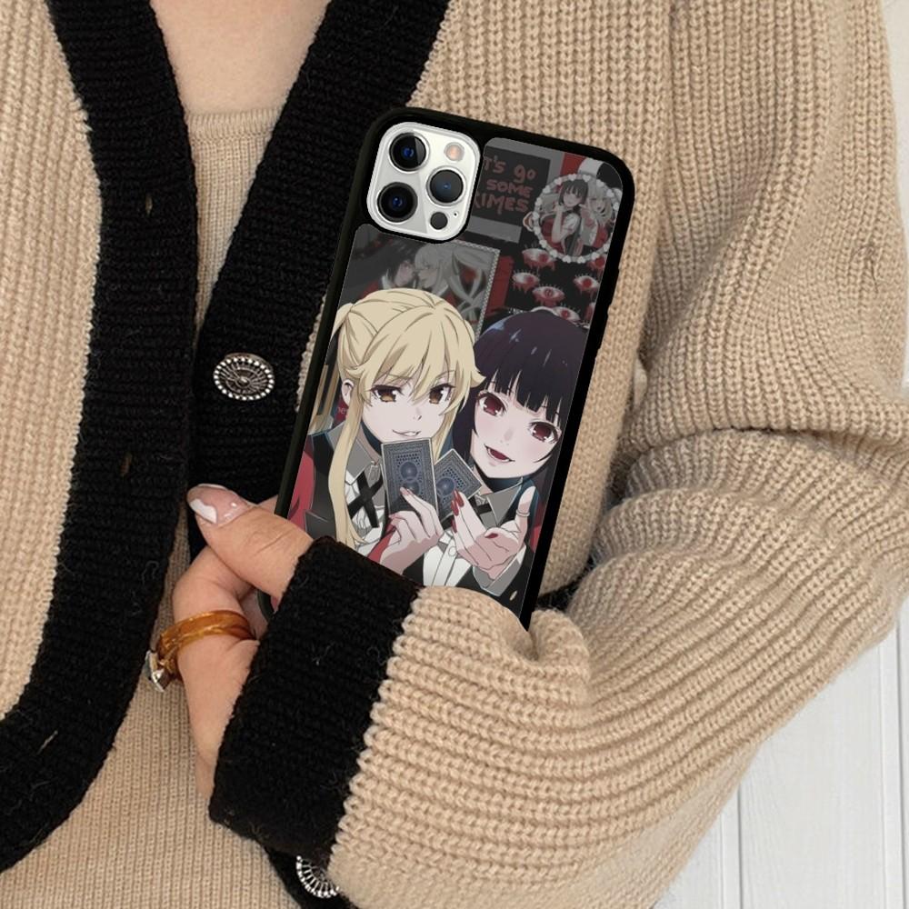 Kakegurui Phone Case Silicone PC+TPU For For iPhone 11 12 13 14 15 16 Plus Pro Max Cover