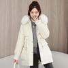 Autumn Winter Thicken Warm Parka Women Casual Sweety Solid Color Big Pocket Loose Hooded Coat Jackets Outwear