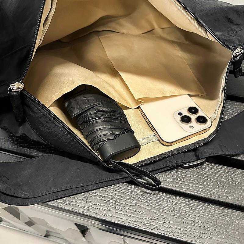 Men's Nylon Crossbody Bag Women's Large Capacity Tote Bag Student Book Bag Commuter Shoulder Bag