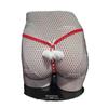 Women's Sexy Red Christmas Thong with Pom-Pom