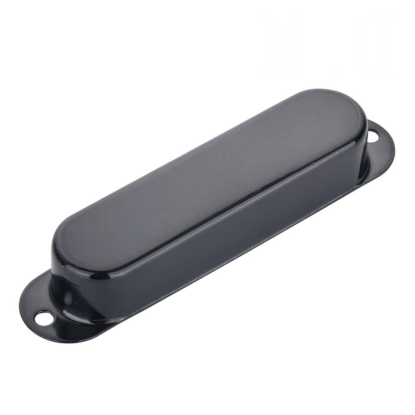 

Professional Guitar Neck Pickup Metal Shell Neck Pickup Cover Guitar Pickup Lid Guitar Sound Enhancement Metal Texture чёрный