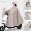 Raincoat Motorcycle Poncho Long Full-Body Rainwear for Heavy Rain, Enlarged and Thickened, New Model for Single-Person Electric Scooter