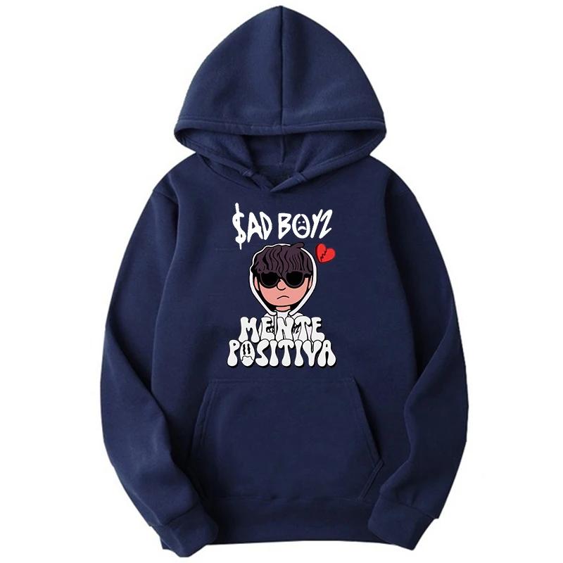 2025 Men's Hoodies Junior H Sad Boys Harajuku Girls Hip Hop Pullover Fancy Music Gift Casual Loose Comfortable Sweatshirt
