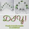 1pc Transformable Acrylic Display Stand 9 Tier Display Risers for FiguresTransparent 360 Degree Rotating Display Rack