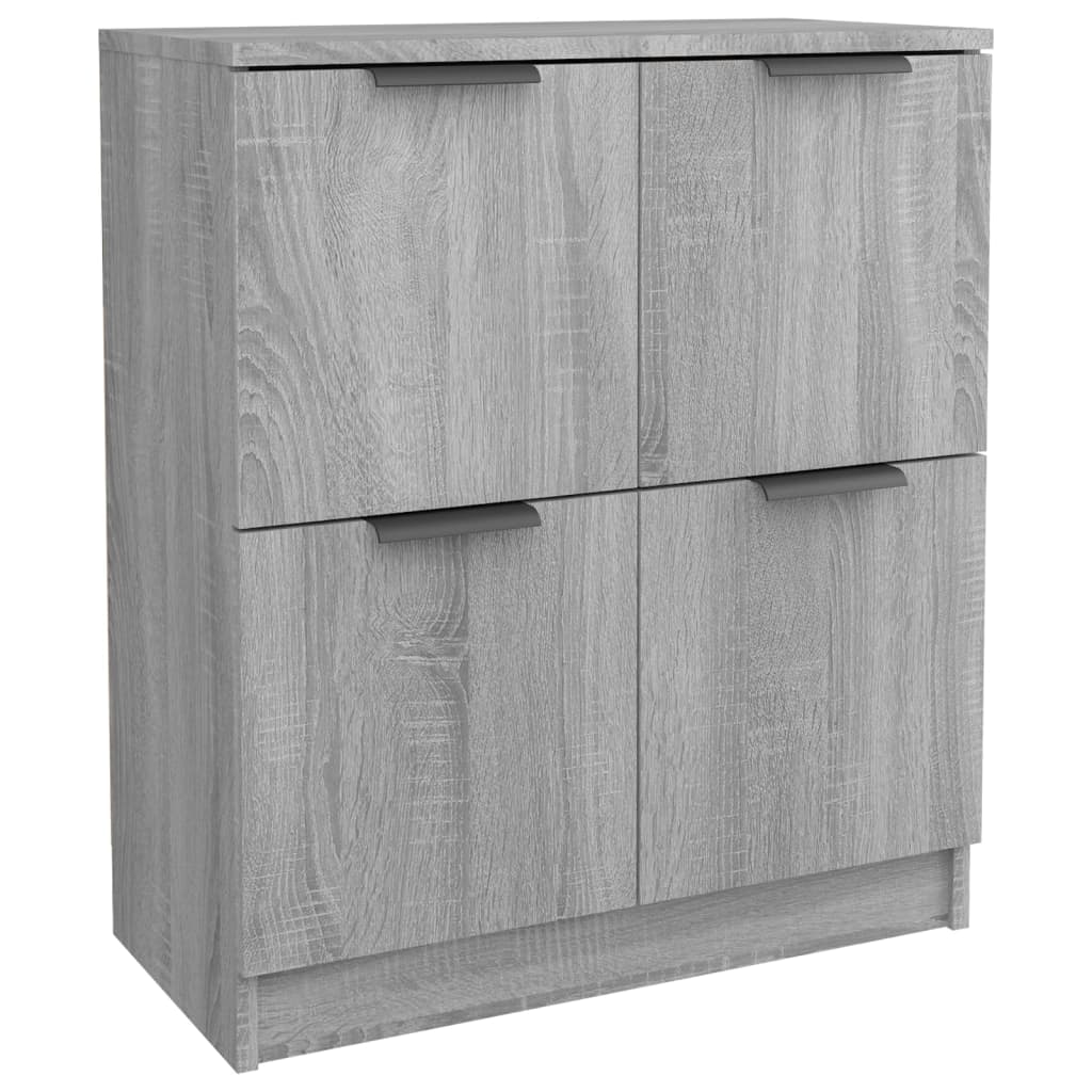 Sideboards 2 pcs. Grey Sonoma 60 x 30 x 70 cm Particleboard
