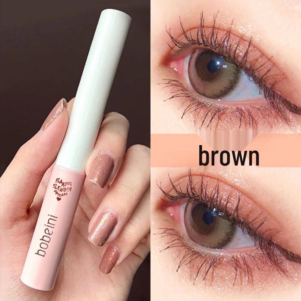 

Розовая тушь Bobei Ni с маленькой кисточкой для придания объема, удлинения и подкручивания - Стойкая к размазыванию. коричневый