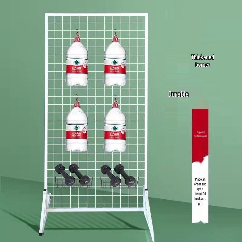 Mobiler Drahtgitter-Ausstellungsständer für Schul- und Kindergartenausstellungen