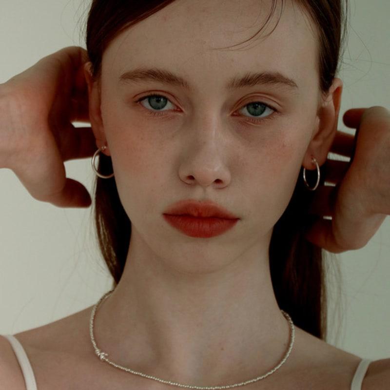 Less Is More Silver Beads Necklace