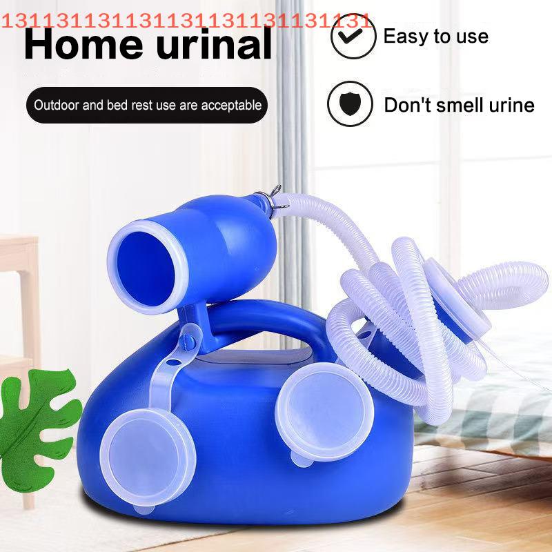 Toilet Supply For Outdoor 2000ml Plastic Male Elderly Bed Potty Pee Bottle Collector With 160cm Tube Portable Pee Urine Bottle