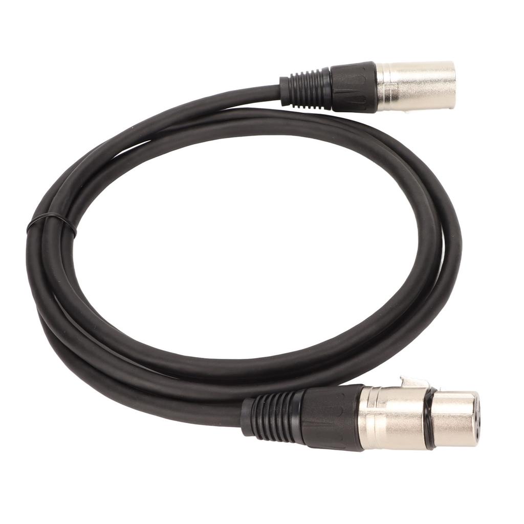 XLR Stecker auf Buchse Mikrofonkabel 1,5 Meter Plug and Play Klarer HiFi-Sound Kabel für KTV-Lautsprecher Heimkinos
