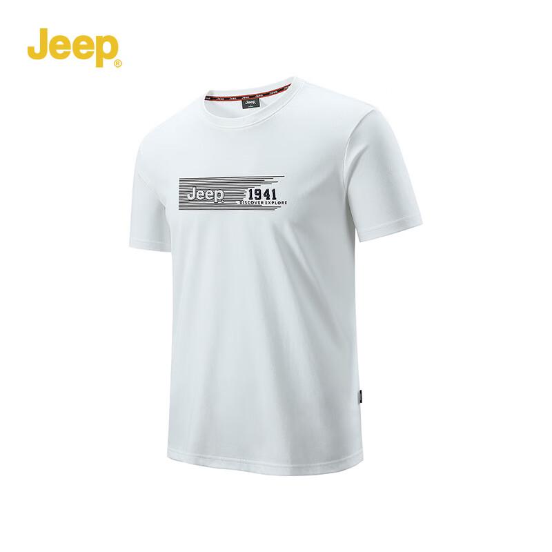 JEEP Men s Ice-Feel Quick Dry Crew Neck T-Shirt L