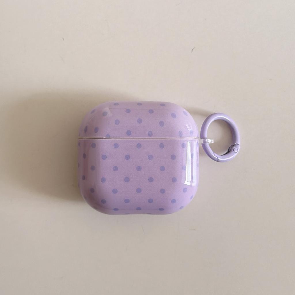Simple Hollow Polka Dots Are Suitable for Apple AirpodsPro1 Bluetooth Headset 1 Protective Case Soft Case Headphone Case 1st Generation P