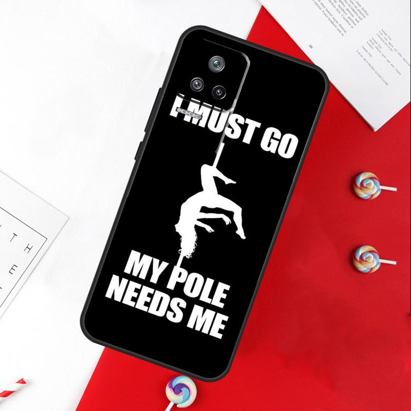 Pole Dance Dancing Fitness Cover For Xiaomi 15 Ultra 13 14 11T 12T 13T 14T Pro POCO X7 Pro X3 X5 X6 M6 F5 F6 Pro Case