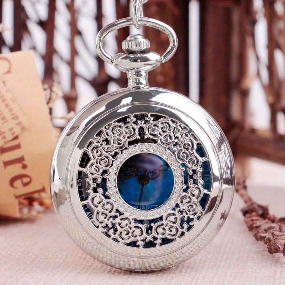 Fashionable Hollowed-out Commemorative Pocket Watch with