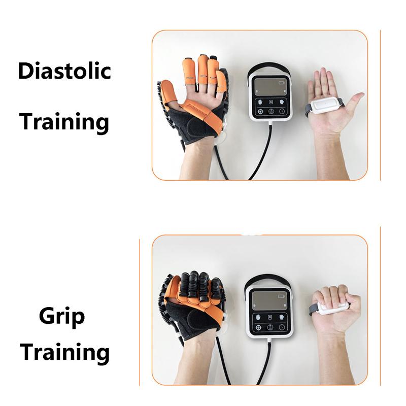 New Finger Intelligent Rehabilitation Machine  Mirror Image Training  Glove Trainer  Five Finger Inflexibility Rehabilitation Training Gloves