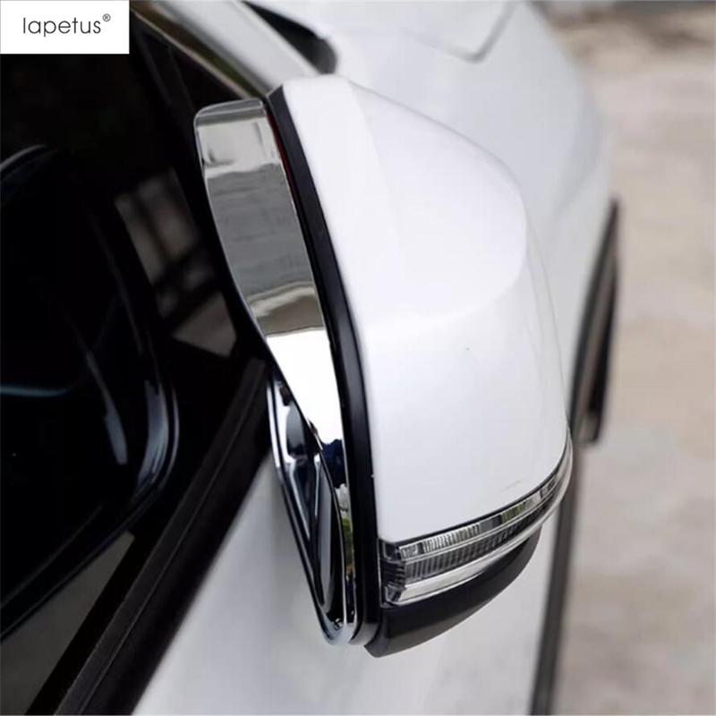 Car Rearview Mirror Rain Eyebrow Shade Rainproof Frame Decoration Cover Trim Accessories For Toyota Yaris Cross