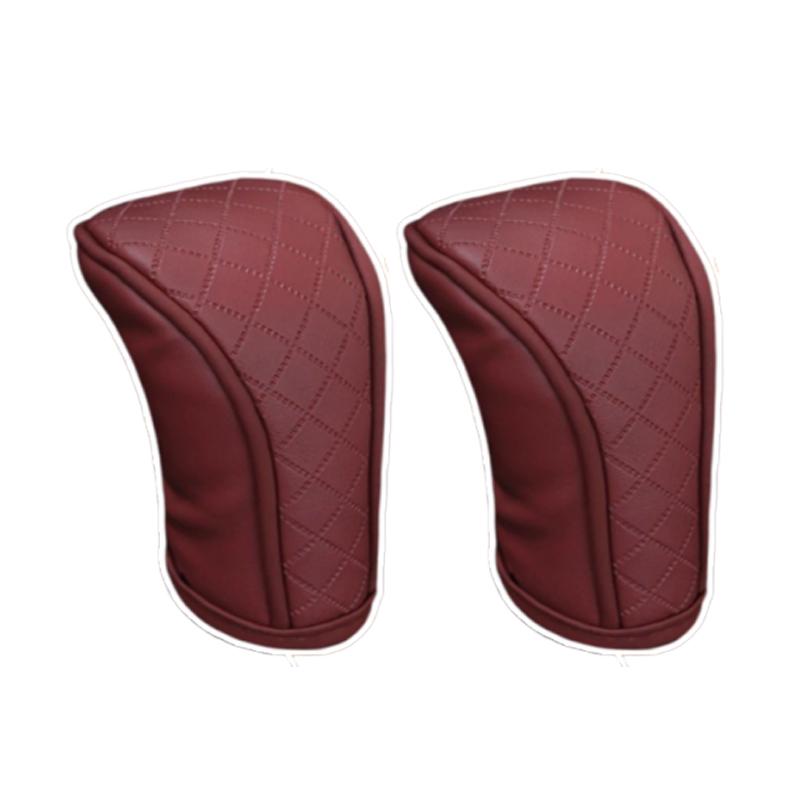 Universele Auto Versnellingspook Beschermhoes Leer Ademend Rundleer Versnellingspook Beschermhoes Koolstofvezel Patroon Auto Interieur