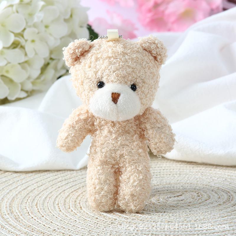 Adorable Teddy Bear Plush Toy Keychain with Scarf Approx. 12CM