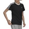 (WMNS) Adidas Essentials 3-Stripes T-Shirt Asia Sizing 'Black' Women's GS1379