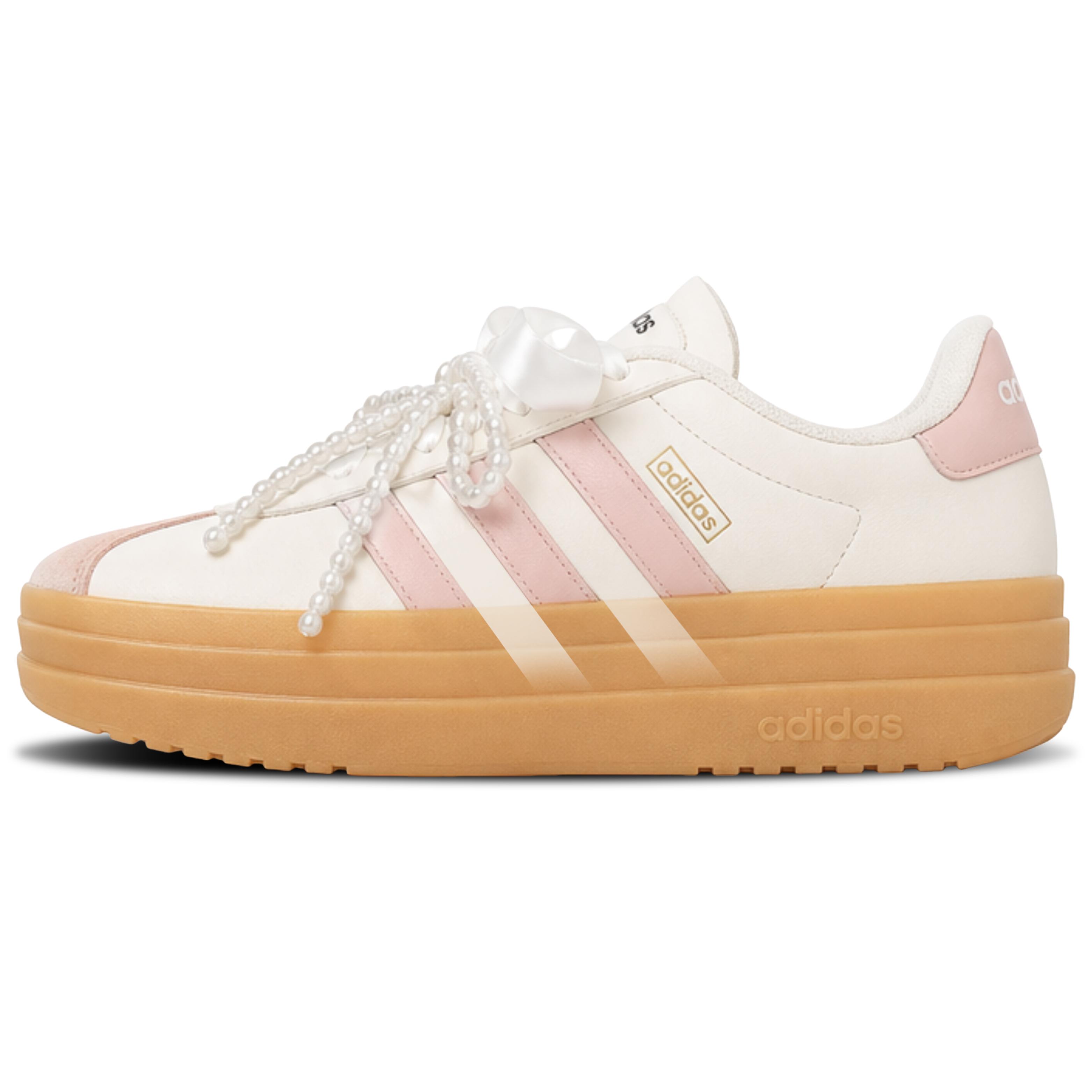 

Adidas VL Court Bold Love Confession Love Letter Low top Skateboard Shoes Women s Pink White IH3083(Team2400-) 36