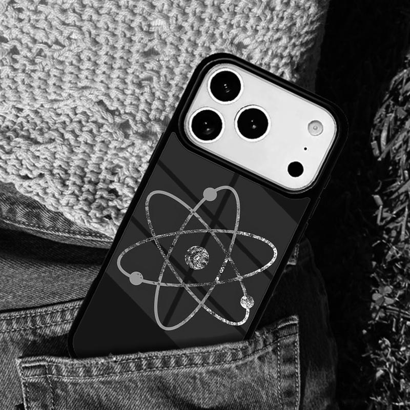 Atom Science Chemistry Phone Case Cover for IPhone 11 12 13 14 15 16e 17 Pro Max Coque for IPhone 17 Air
