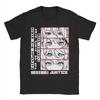 2026 New Holo Justice Panel Hololive Graphic‑Print Unisex O‑Neck Short‑Sleeve Vintage Casual Street‑Wear Top Women And Men T-Shirt