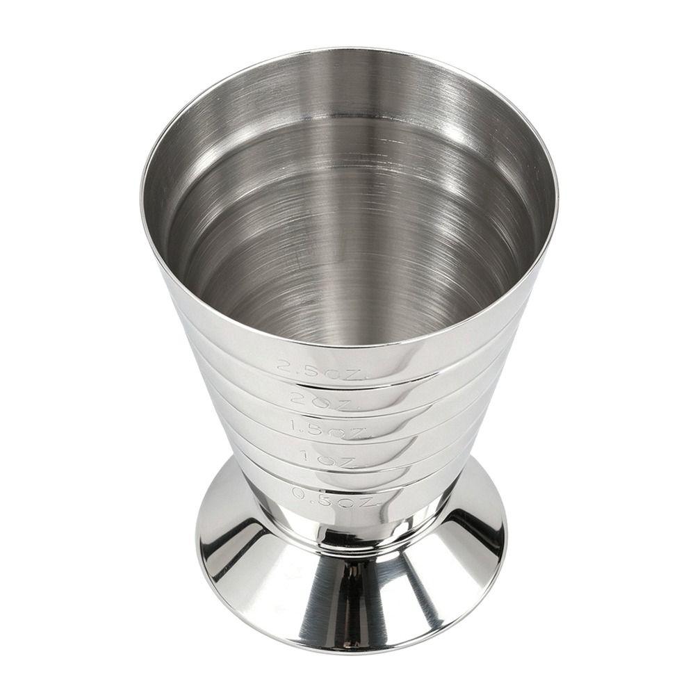 3 Scales Bar Measuring Cup 304 Stainless Steel Kitchen Measuring Cup Cocktail Jigger  Bartender