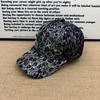 Popular hot diamond four-leaf clover baseball cap female lace breathable versatile student party sunshade show face small cap