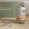 Brake Tank Gas Base with Wheels Cylinder Holder Sturdy Fixed Tank Roller Stand  Home