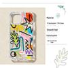 Zebra Pattern Graffiti iPhone Case: Two-in-One Anti-Fall Design for Apple 13/14.