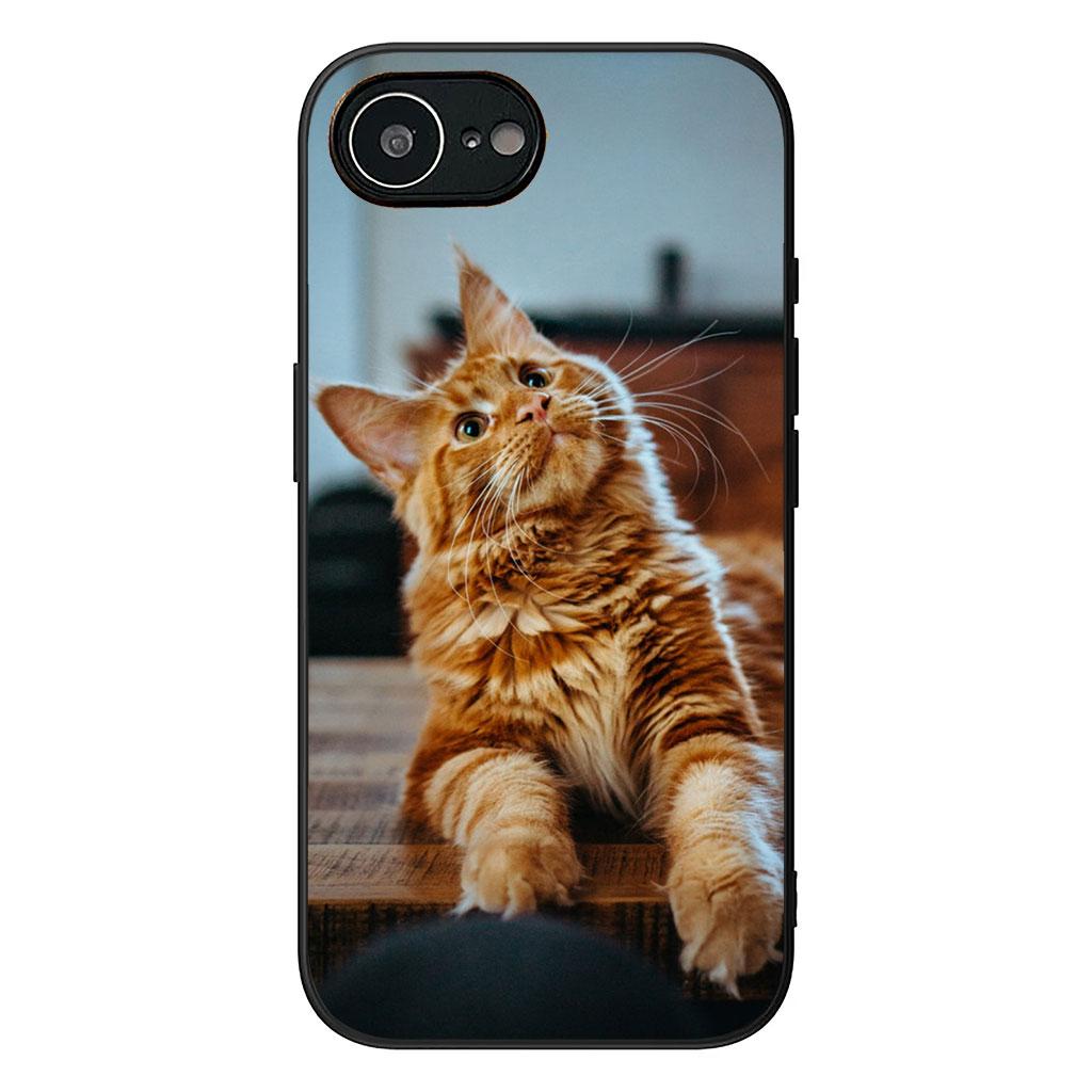 Blue Cat Green Eyes Meow Phone Cover for Samsung Galaxy A36 A17 A26 A07 A35 A54 A53 A13 A33 A34 S8 S9 S20 S21 FE S10 Plus Case